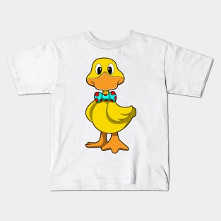 Duck with Tie Kids T-Shirt